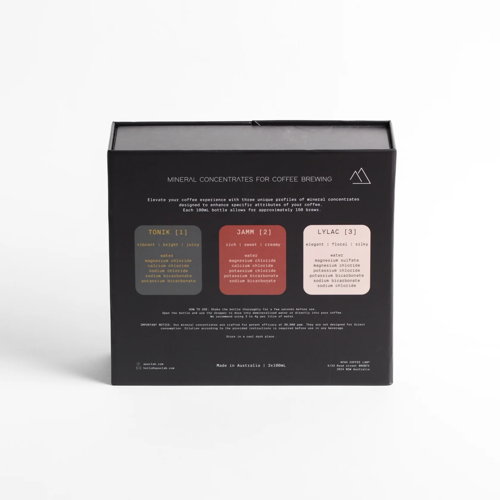 Apax Lab 礦物質濃縮液盒裝:圖片 3